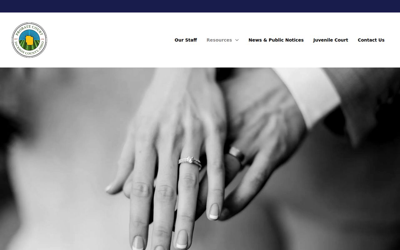 Jackson County case search Probate marriage records channel