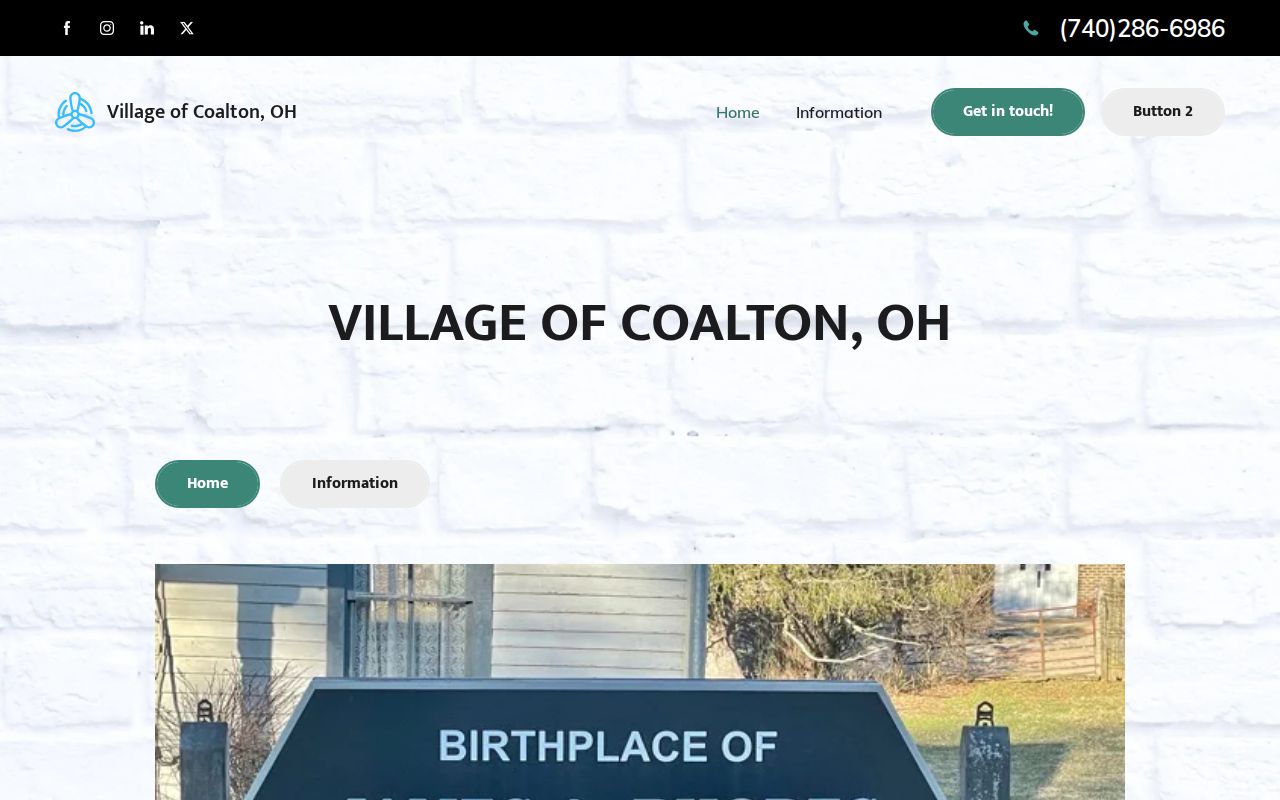 Coalton court docket first-contact route in Jackson County through the Coalton Village office