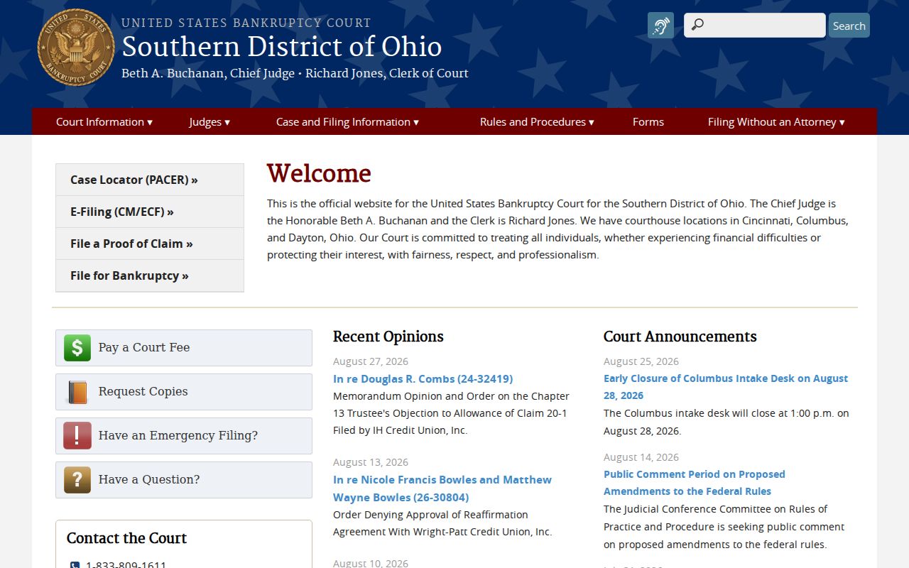 Jackson County court docket federal bankruptcy court source